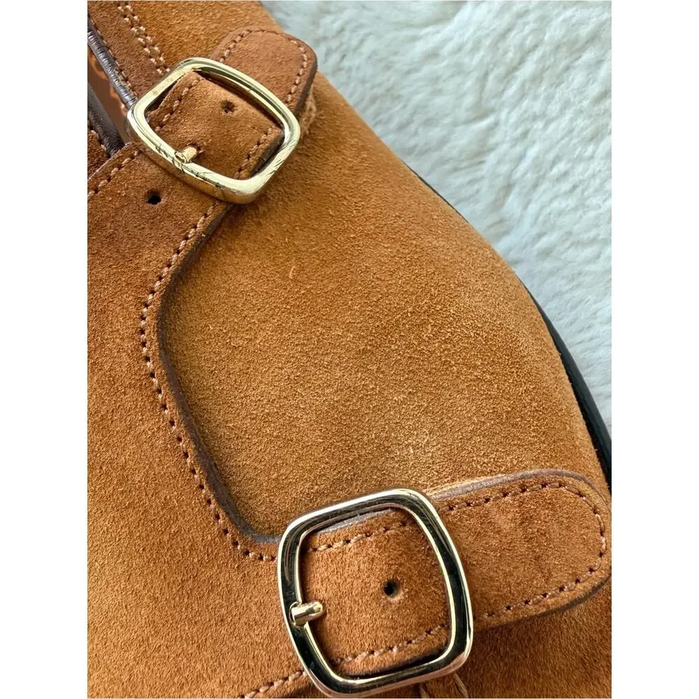 Santoni double buckle